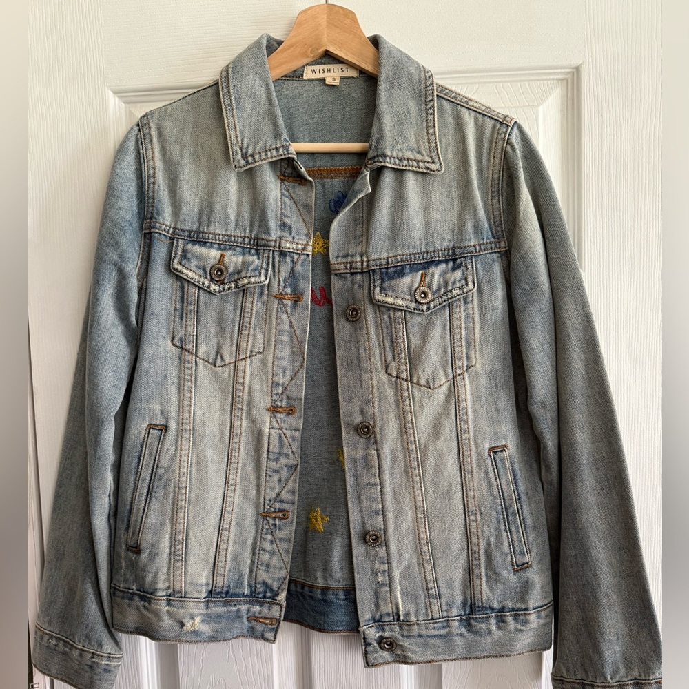 CUSTOM Jean Jacket Nashville Embroidered - Picture 2 of 5